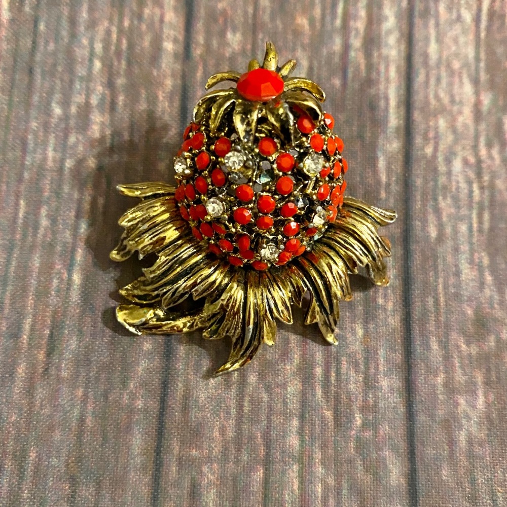 Pineapple Brooch Pin
